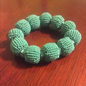 Turquoise beaded bracelet